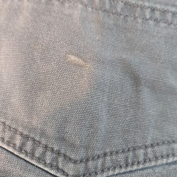 Carhartt 5 Pocket Relaxed Fit Rugged Flex Canvas Pants in Gravel Size 40x30 - Picture 6 of 9